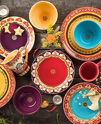 Euro Ceramica Galicia 16 Pc. Dinnerware Set, Service for 4