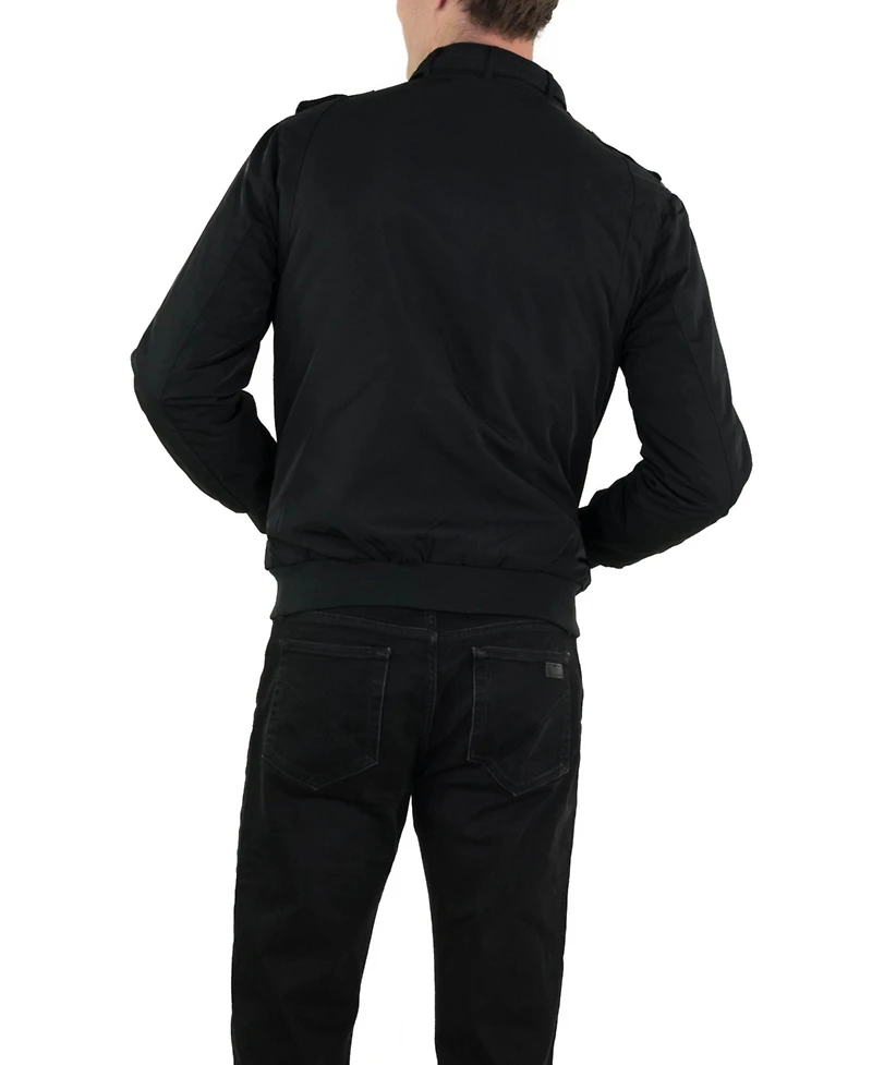 Members Only Men's Big & Tall Heavy Iconic Racer Quilted Lining Jacket (Slim Fit)