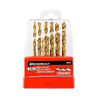 Powerbuilt 13 Piece Titanium Drill Bit Set