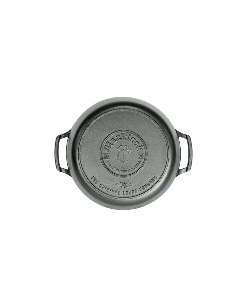 Lodge Cast Iron Blacklock Triple Seasoned 5.5 Quart Dutch Oven Cookware