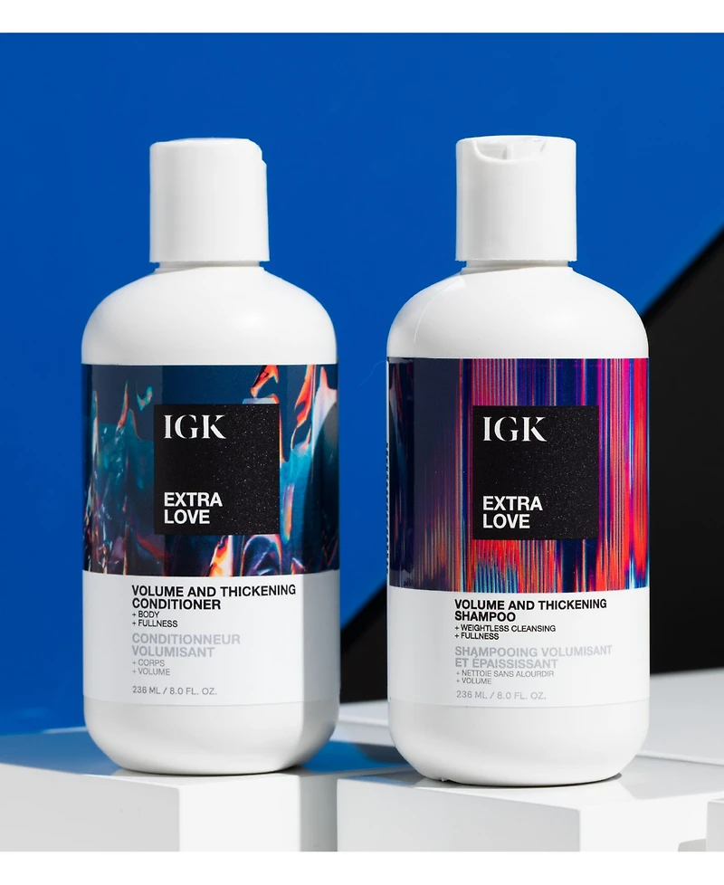 Igk Hair Extra Love Volume & Thickening Shampoo, 8 oz.