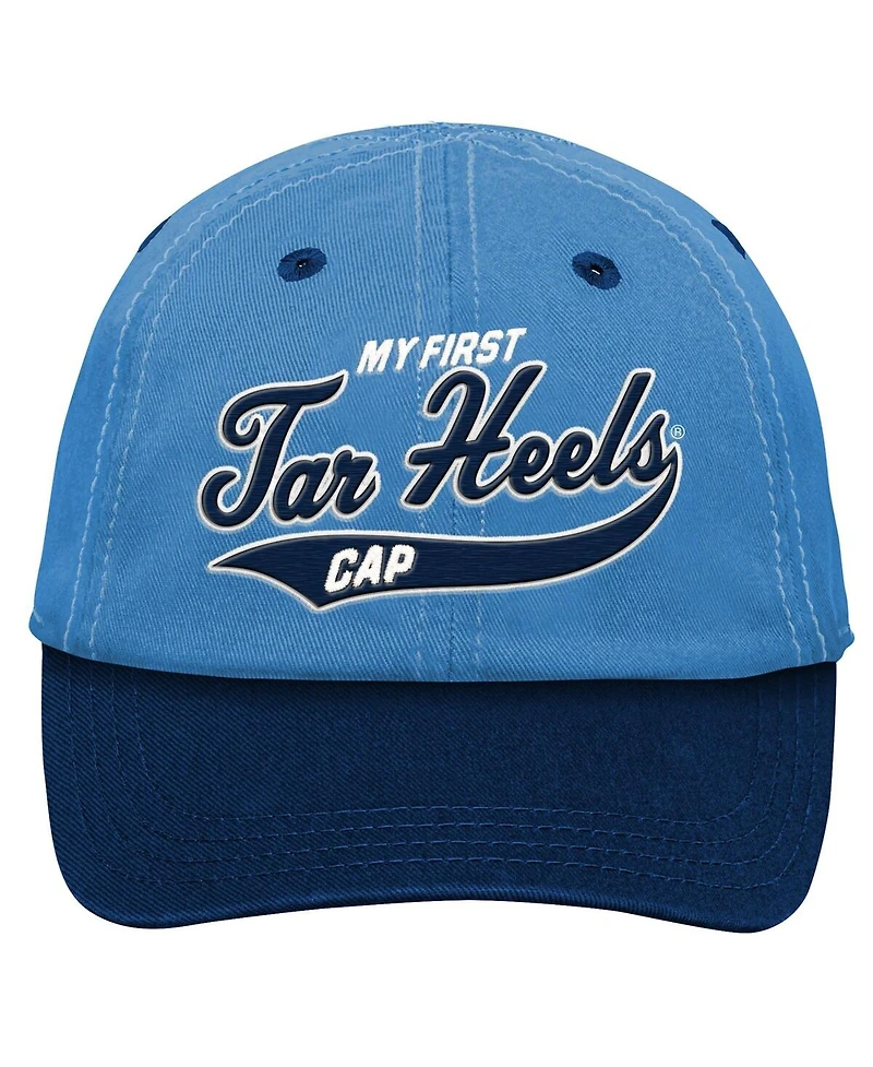 Infant Boys and Girls Carolina Blue, Navy North Carolina Tar Heels Old School Slouch Flex Hat