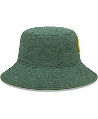 Men's New Era Heather Green Green Bay Packers Bucket Hat