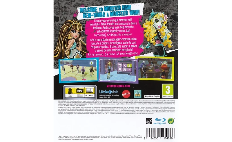 Little Orbit Monster High New Ghoul in School - PlayStation 3