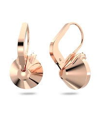 Swarovski Crystal Round Cut Bella V Drop Earrings