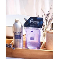 L'Occitane Relaxing & Foaming Lavender Bubble Bath Refill Enriched with Lavender Essential Oil 16.90 fl oz