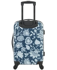 Bella Caronia 3 Piece Rolling Hardside Luggage Set with 4 Wheel Spinners