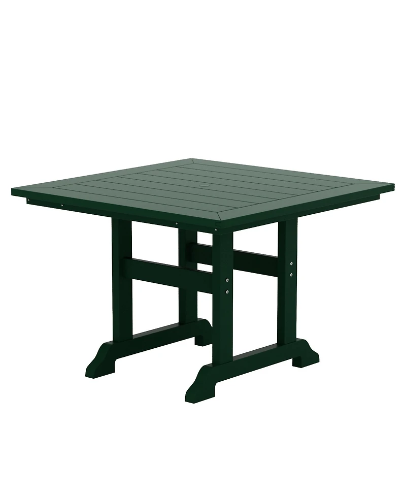WestinTrends 5 Piece Outdoor Patio Dining Set Square Table and Chair