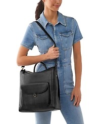 Fossil Parker Leather Backpack Bag