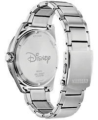 Citizen Eco-Drive Men's Disney Mickey Mouse Stainless Steel Bracelet Watch 43mm