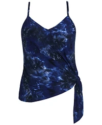 Magicsuit Women's Festival Chic Alex Printed Side-Tie Tankini Top