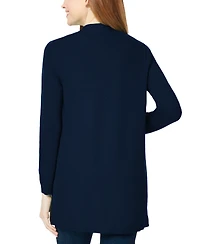 Jones New York Women's Relaxed V-Neck Open Cardigan