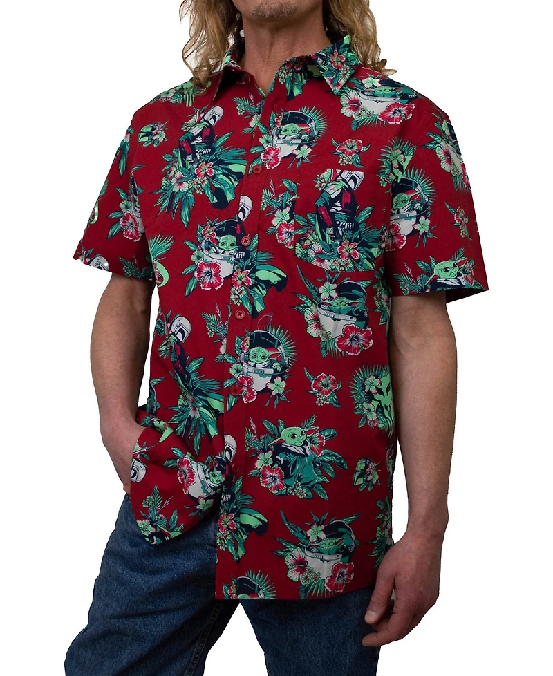 Fifth Sun Men's This is the Bouquet Short Sleeves Woven Shirt