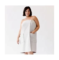 Cozy Earth Women's Waffle Terry Bath Wrap