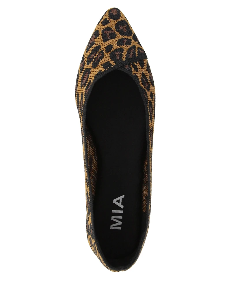 Mia Women's Elanna Knit Flats