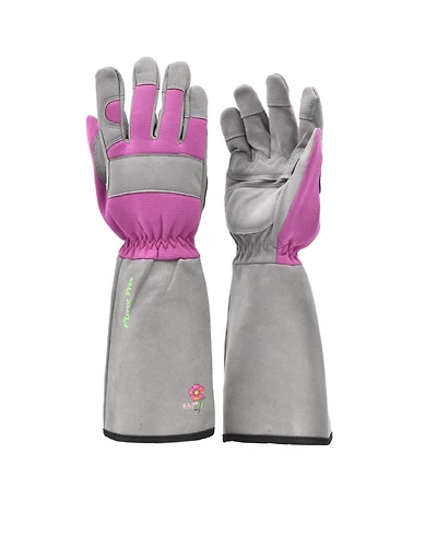 G & F Products Women's Long Sleeve Rose Gardening Gloves