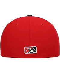 Men's New Era Red Richmond Flying Squirrels Authentic Collection Team Alternate 59FIFTY Fitted Hat