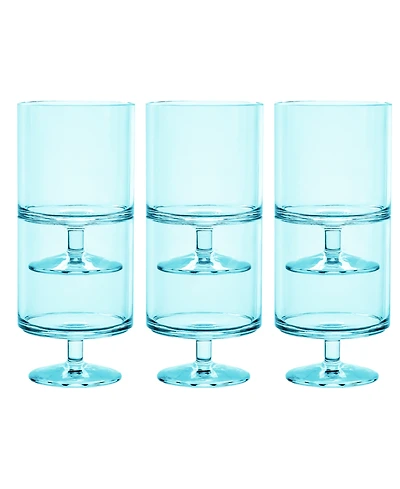 Abode Homewares Stacking Wine Goblet Set of 6