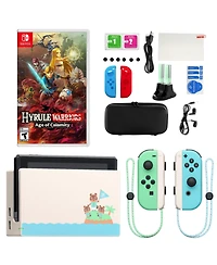 Animal Crossing: New Horizons Nintendo Switch with Hyrule Warriors & Accessory Kit