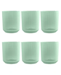 Abode Homewares Polypropylene Mesa Double Old Fashion Set of 6