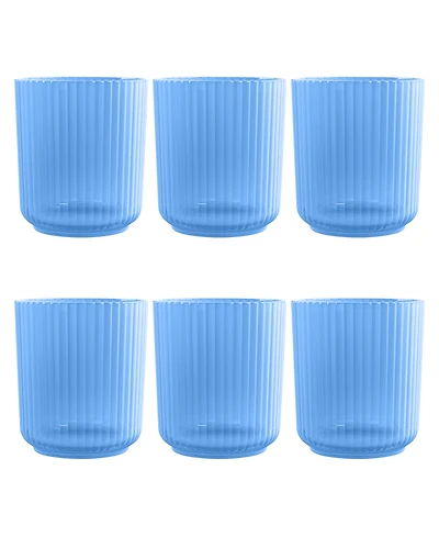 Abode Homewares Polypropylene Mesa Double Old Fashion Set of 6
