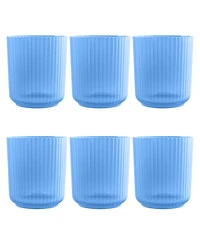 Abode Homewares Polypropylene Mesa Double Old Fashion Set of 6