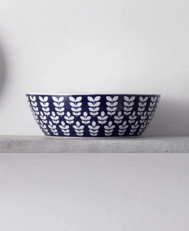 Noritake Bluefjord 10.25" Round Vegetable Bowl