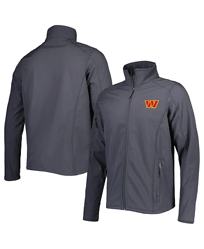Men's Dunbrooke Charcoal Washington Commanders Sonoma Softshell Full-Zip Jacket