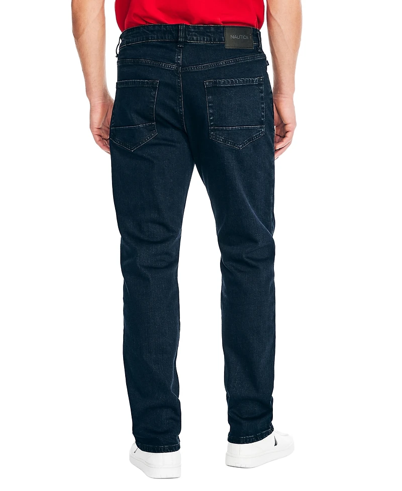 Nautica Men's Vintage Straight-Fit Stretch Denim 5-Pocket Jeans