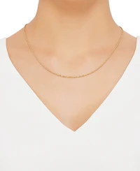 Lightweight Rope Chain 20" Necklace (1-3/4mm) in 14k Yellow Gold