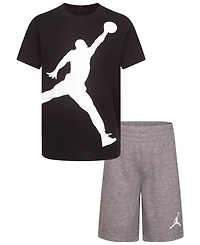 Jordan Little Boys 2-Piece Jumbo Jumpman T-Shirt and Shorts Set