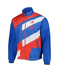 Men's adidas Blue Bayern Munich Team Logo Anthem Full-Zip Jacket
