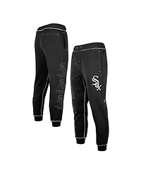 Men's New Era Black Chicago White Sox Team Split Jogger Pants
