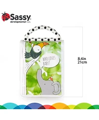 Sassy Soft Look Book Baby Photo Album, Holds 6 Photos