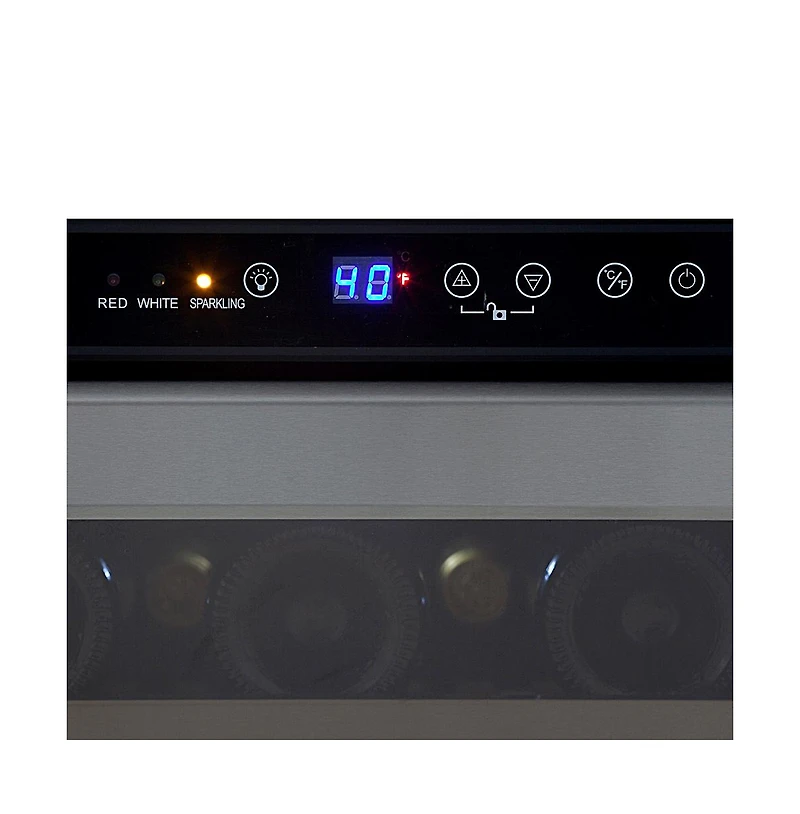 Whynter 33 Bottle Compressor Built-In Wine Refrigerator