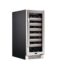 Whynter 33 Bottle Stainless Steel Door Single Zone Built-in Wine Refrigerator
