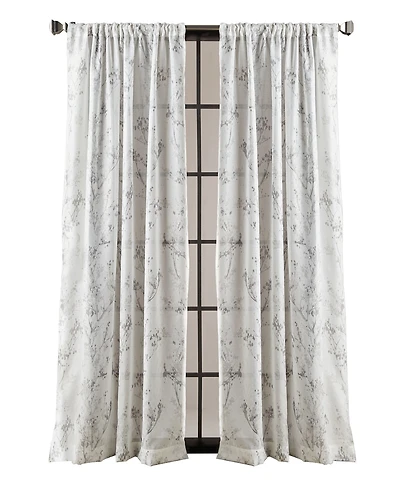 Dkny Atlanta Sheer Poletop 2 Piece Window Panel, 96" x 50"