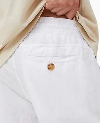Cotton On Men's Linen Drawstring Pants