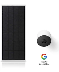 Wasserstein Solar Panel for Google Nest Cam Outdoor or Indoor, Battery - 2.5W Solar Power