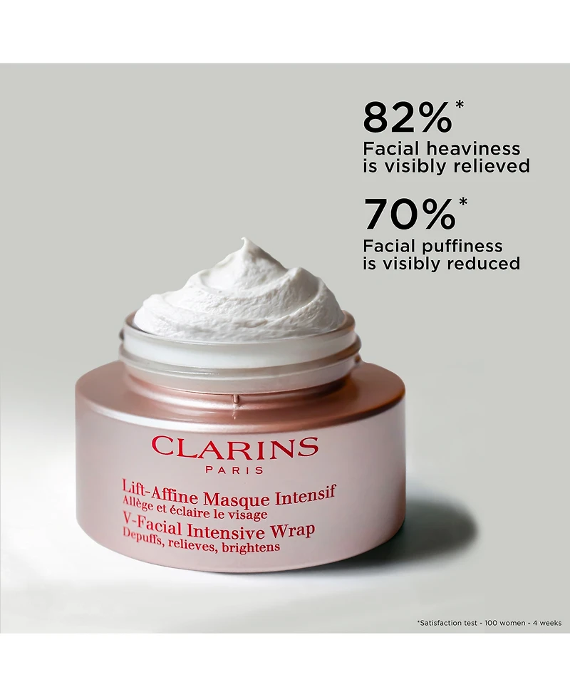 Clarins V-Facial Instant Depuffing Face Mask 2.5 oz.