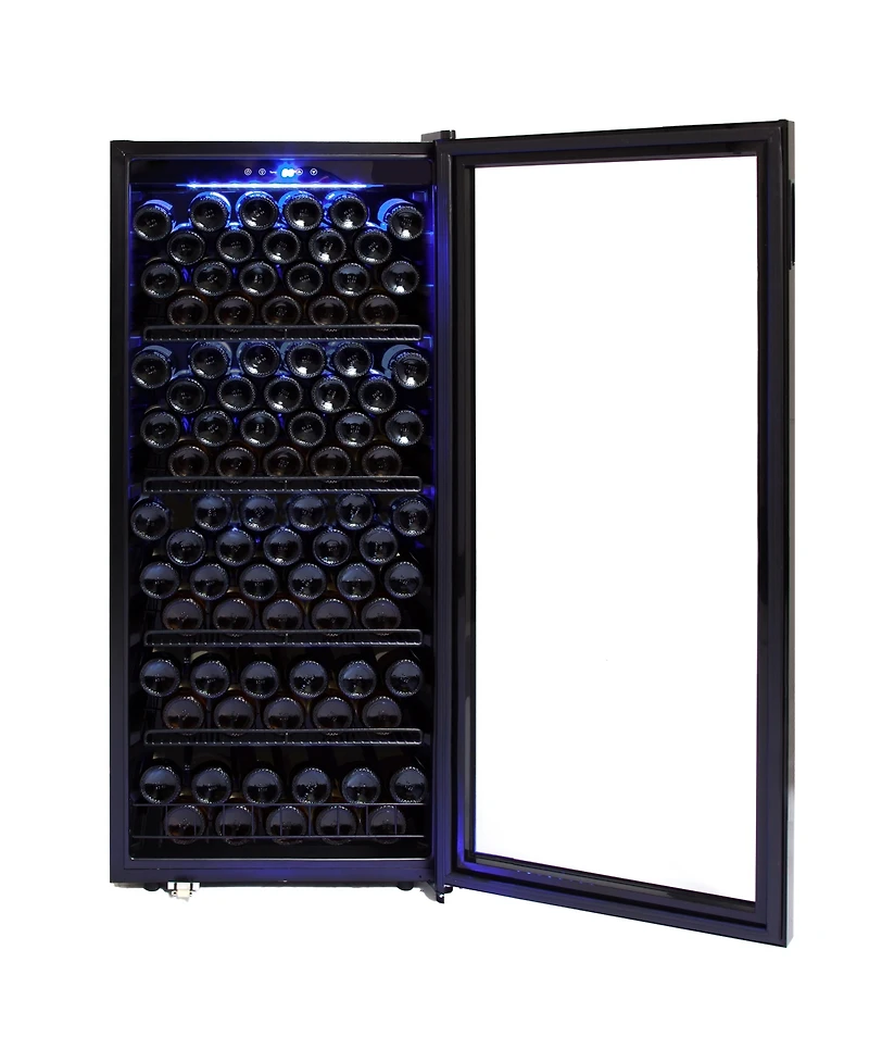 Whynter 124 Bottle Freestanding Wine Cabinet Refrigerator