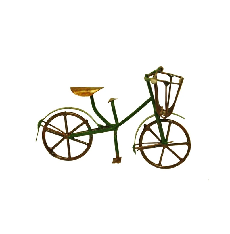 G & F Products Garden Miniature Bicycle, Green