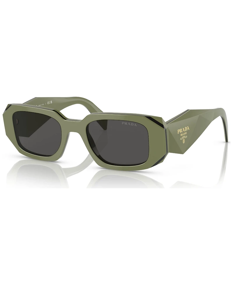 Prada Women's Symbole Rectangular Sunglasses, PR17WS