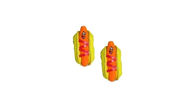 Tuffy Funny Food HotDog, 2-Pack Dog Toys