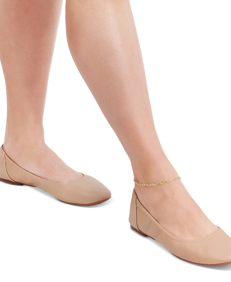 Lightweight Paperclip Link Chain Ankle Bracelet in 10k Gold, Created for Macy's