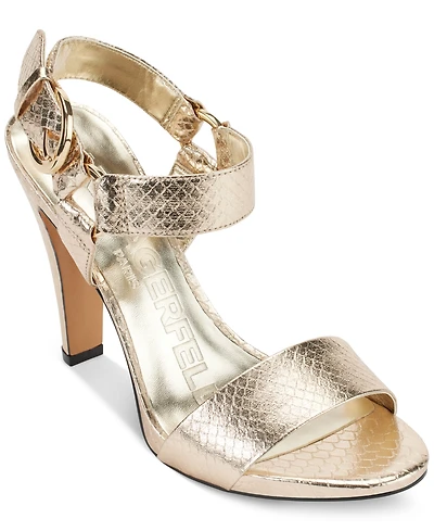 Karl Lagerfeld Paris Women's Cieone Ankle-Strap Slingback Sandals