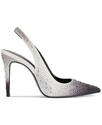 Karl Lagerfeld Paris Women's Slip-On Pointed-Toe Slingback Pumps