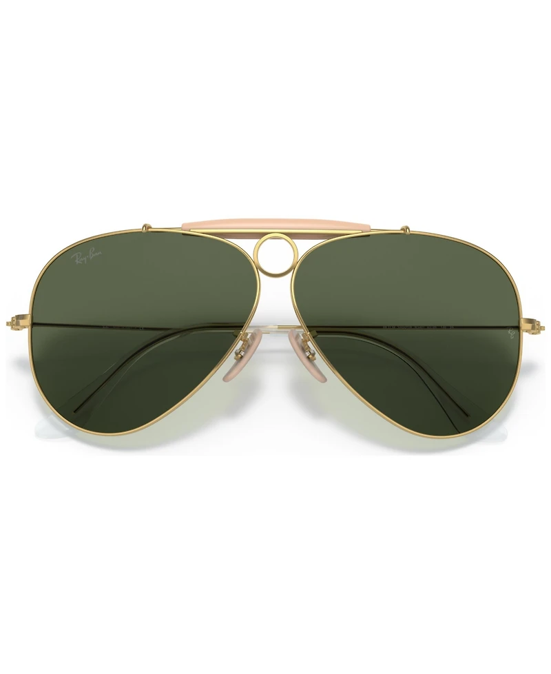 Ray-Ban Unisex Shooter Aviation Collection Sunglasses, RB313858-x 58