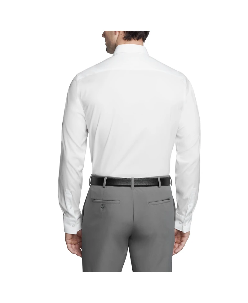 Calvin Klein Men's Refined Cotton Stretch Slim Fit Dress Shirt