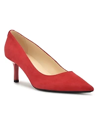 Nine West Women's Kuna 9X9 Kitten Heel Pointy Toe Dress Pumps